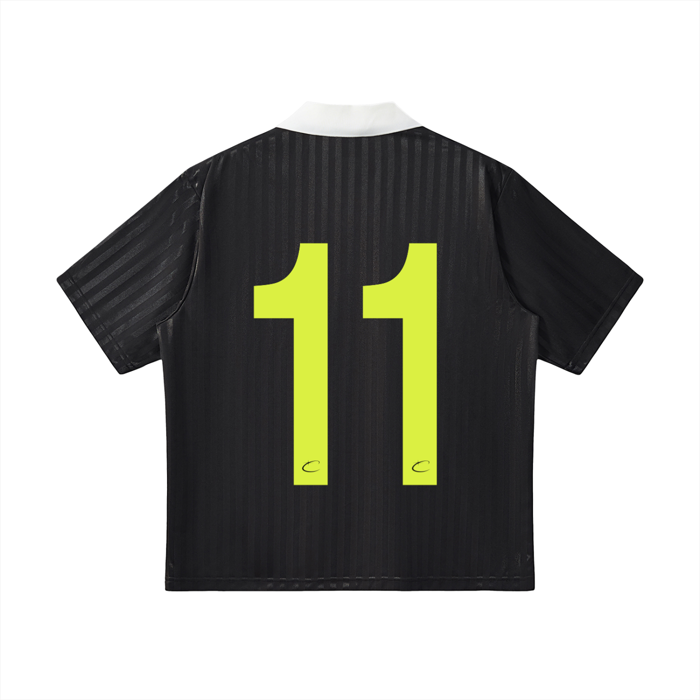 Camiseta de fútbol de los 90 (negra)