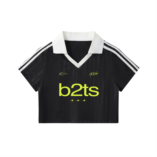 Maillot de foot noir des années 90 (court)