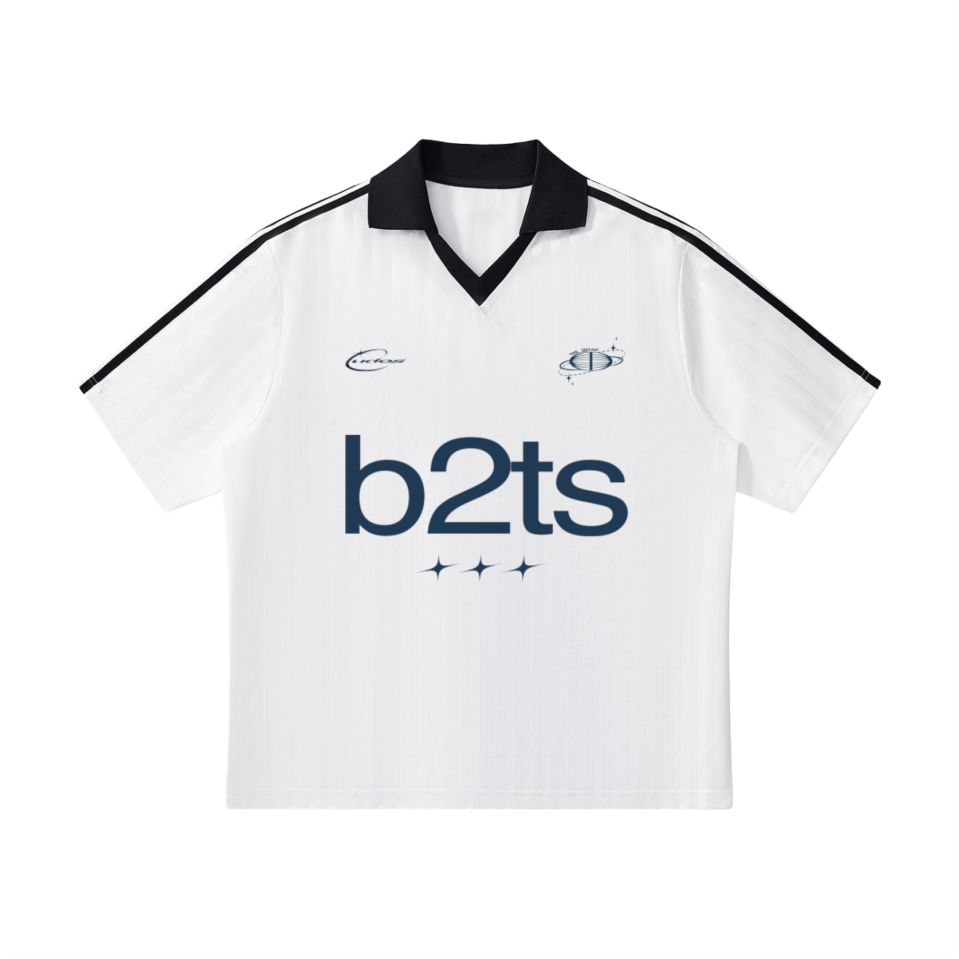Camiseta de fútbol de los 90 (blanca)